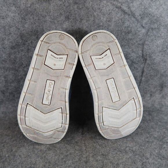 Cat & Jack Shoes Kids 8 Slip On Casual Loafer Moc Toe Comfort Blue Toddler Baby - Picture 10 of 12